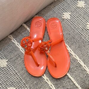 Tory Burch Bright Orange Sandals